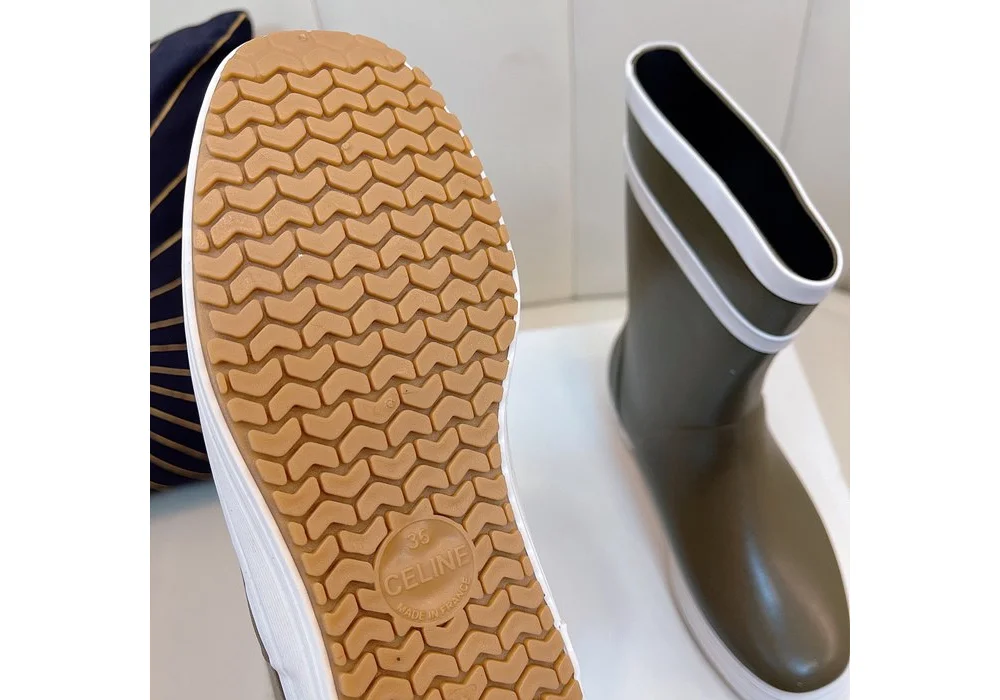 퐁 플랫 하프 레인부츠 상세