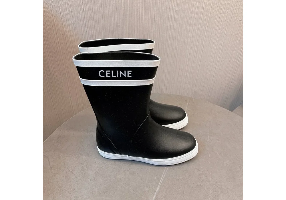 퐁 플랫 하프 레인부츠 상세