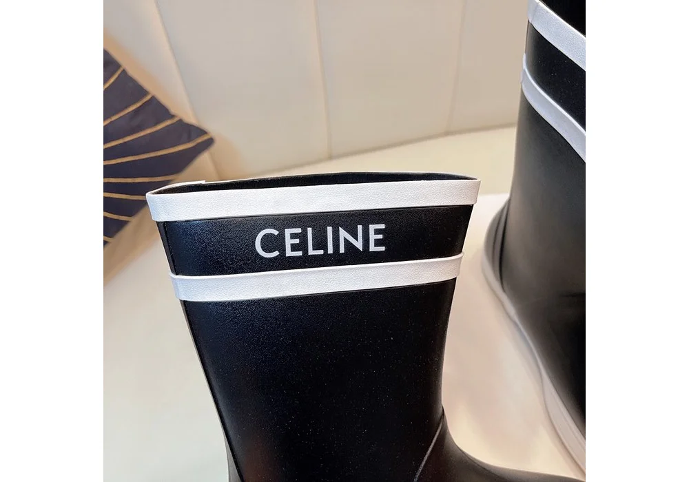 퐁 플랫 하프 레인부츠 상세