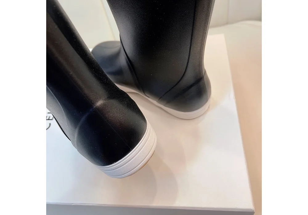 퐁 플랫 하프 레인부츠 상세