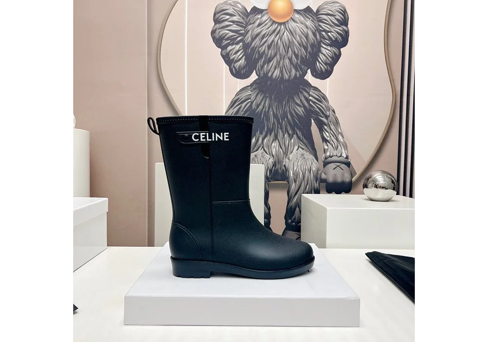 퐁 플랫 하프 레인부츠 상세