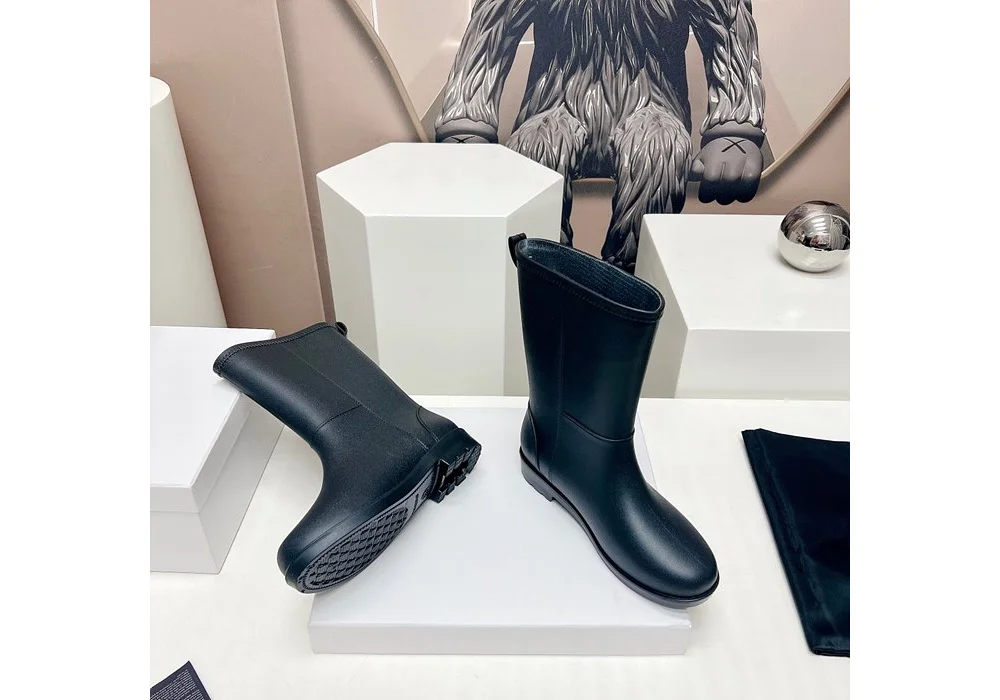 퐁 플랫 하프 레인부츠 상세