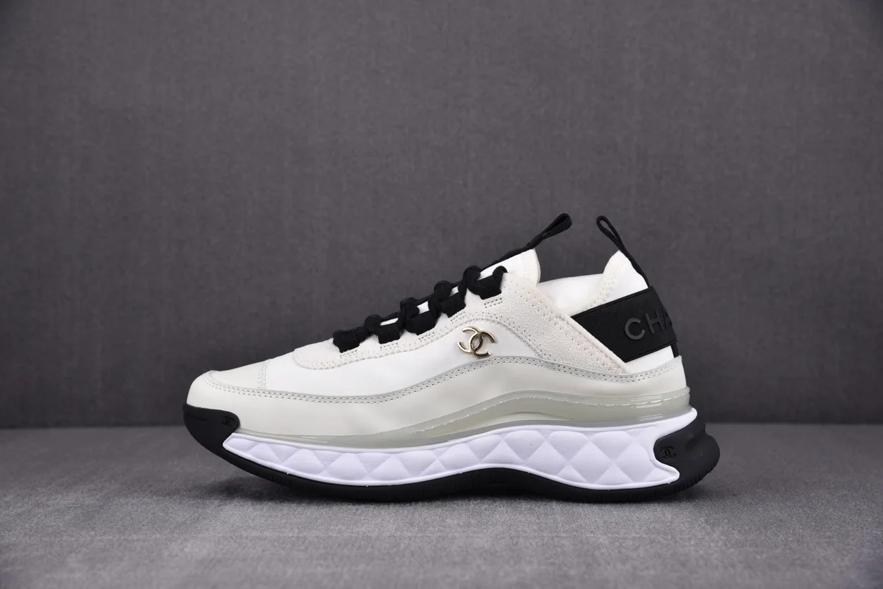 믹스드 파이버 스니커즈 메탈 아이보리 상세