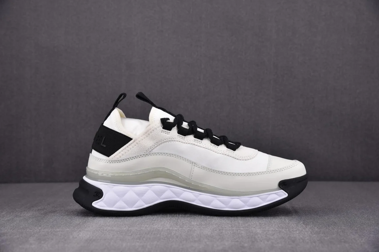 믹스드 파이버 스니커즈 메탈 아이보리 상세