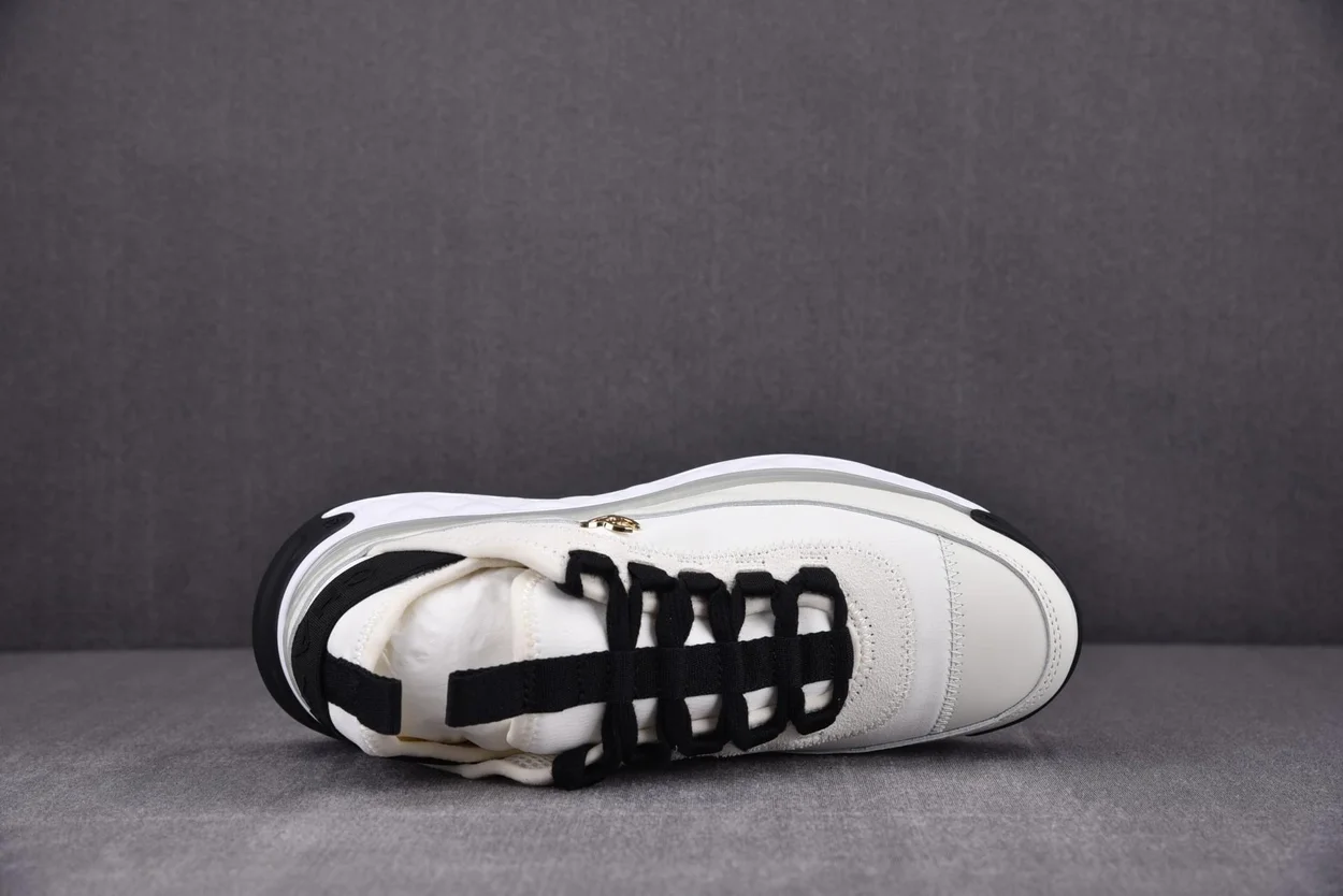 믹스드 파이버 스니커즈 메탈 아이보리 상세