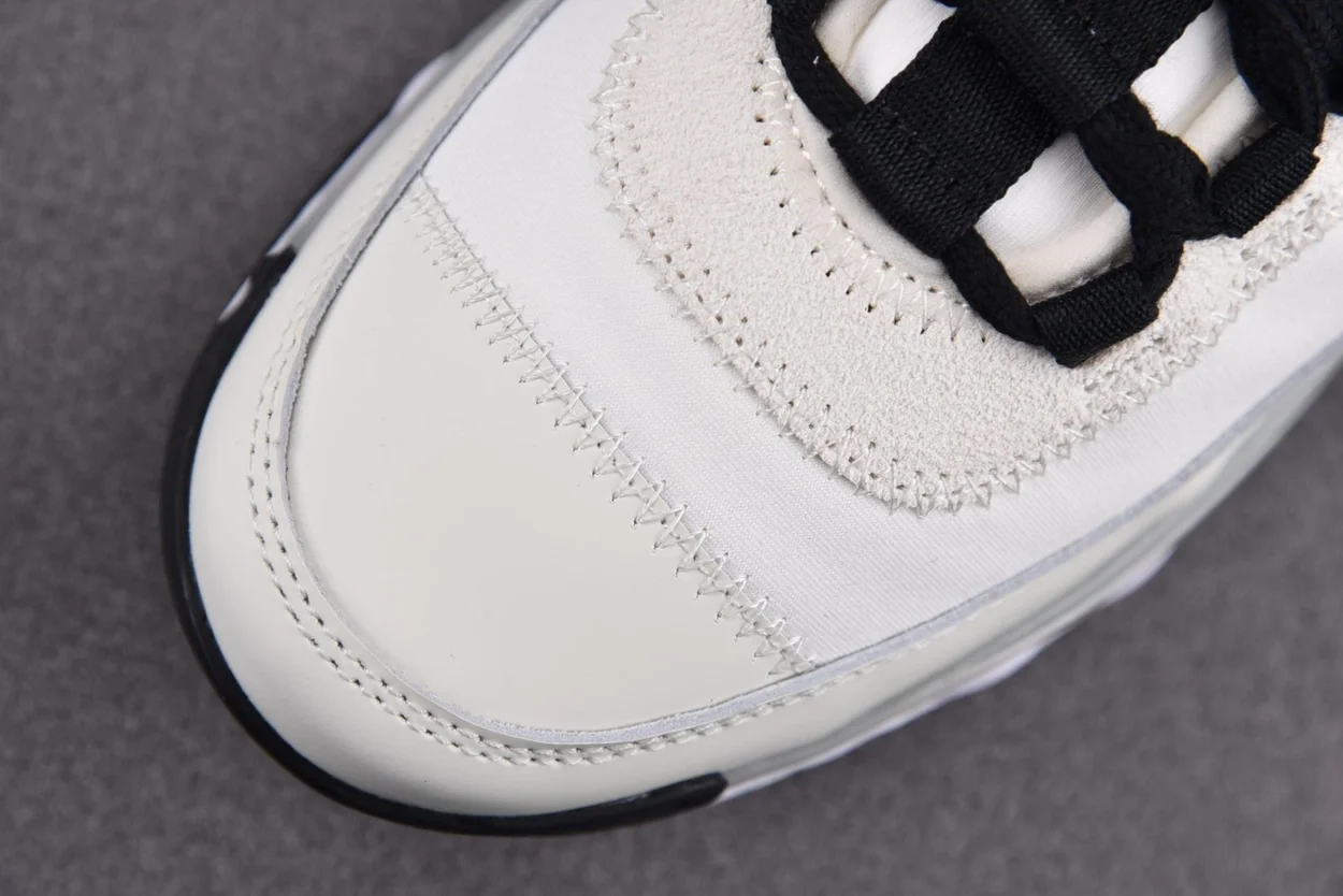 믹스드 파이버 스니커즈 메탈 아이보리 상세