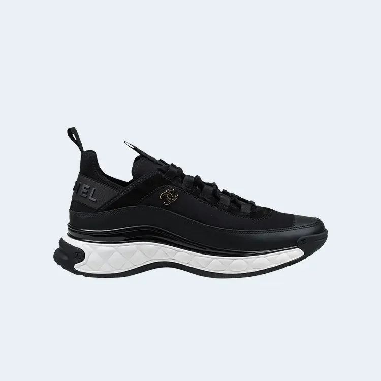 믹스드 파이버 스니커즈 실버 블랙 상세