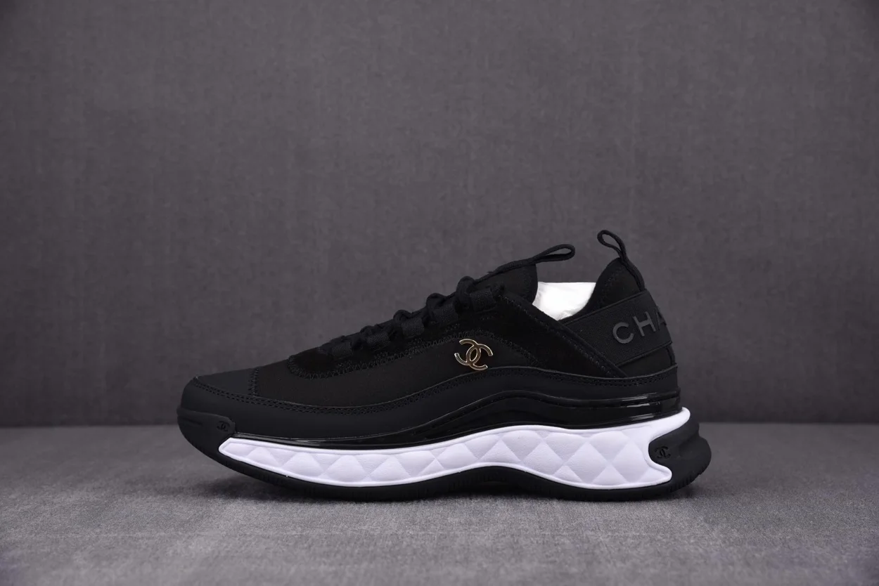 믹스드 파이버 스니커즈 실버 블랙 상세