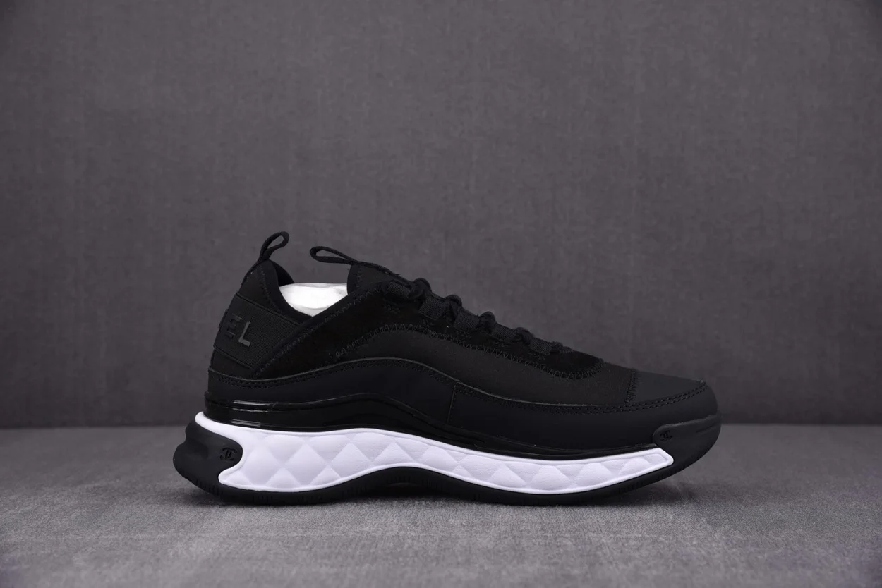 믹스드 파이버 스니커즈 실버 블랙 상세