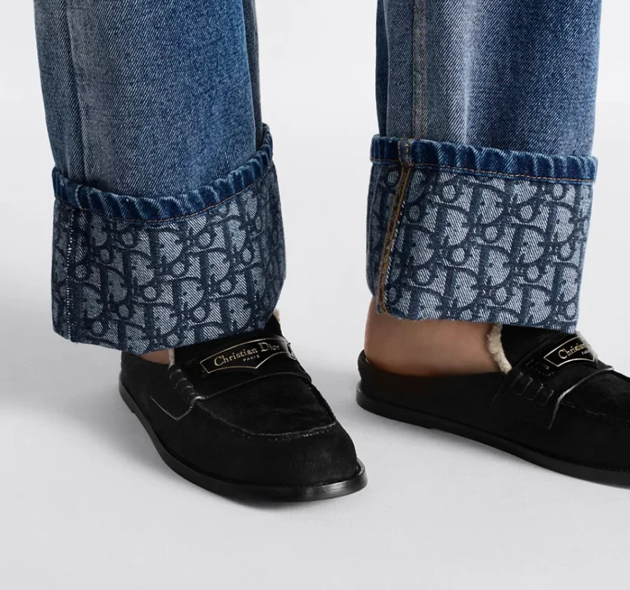 블랙 스웨이드 뮬 상세