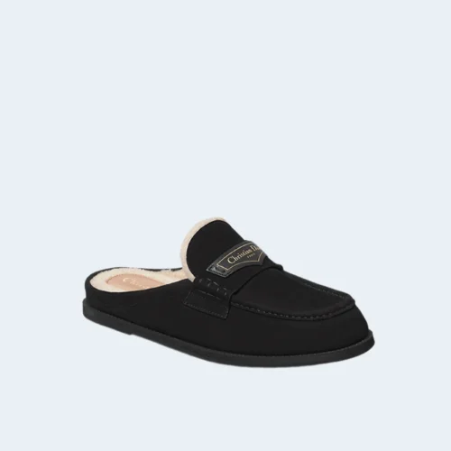 블랙 스웨이드 뮬