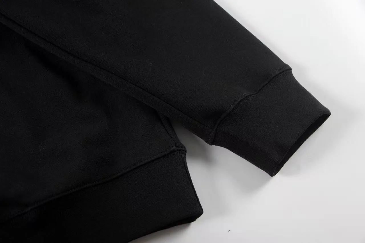 남녀공용 홀스슈 후드 블랙 상세