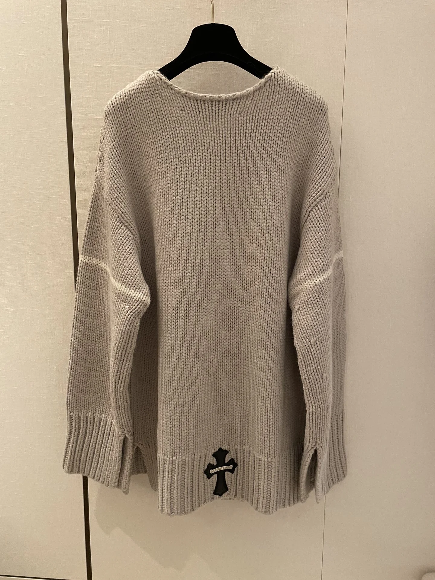 빈티지 라운드넥 스웨터 상세