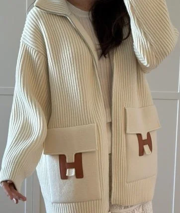 로고 울 니트 (2color) 상세