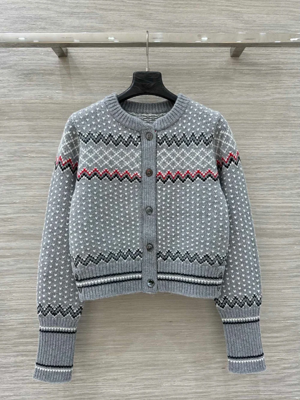 캐시미어 니트 가디건 상세