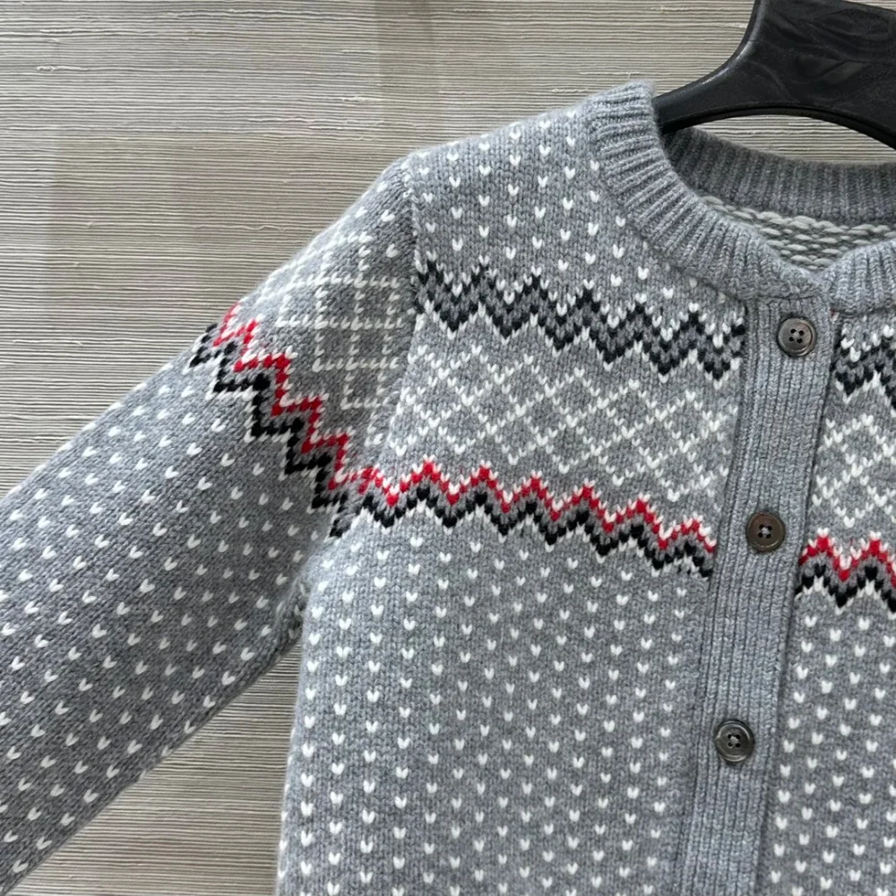 캐시미어 니트 가디건 상세