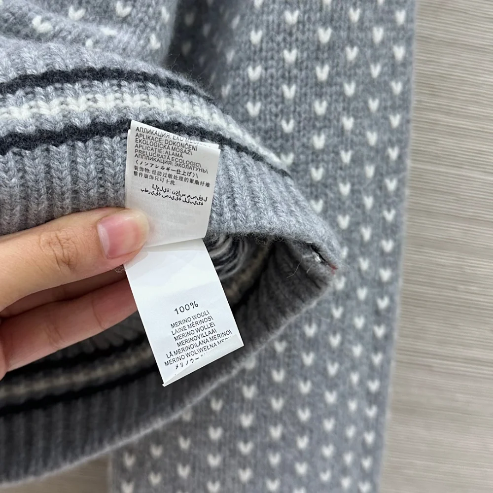 캐시미어 니트 가디건 상세