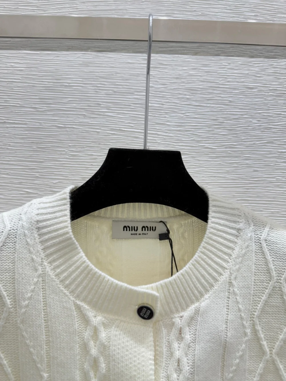 리본 니트 가디건(2color) 상세