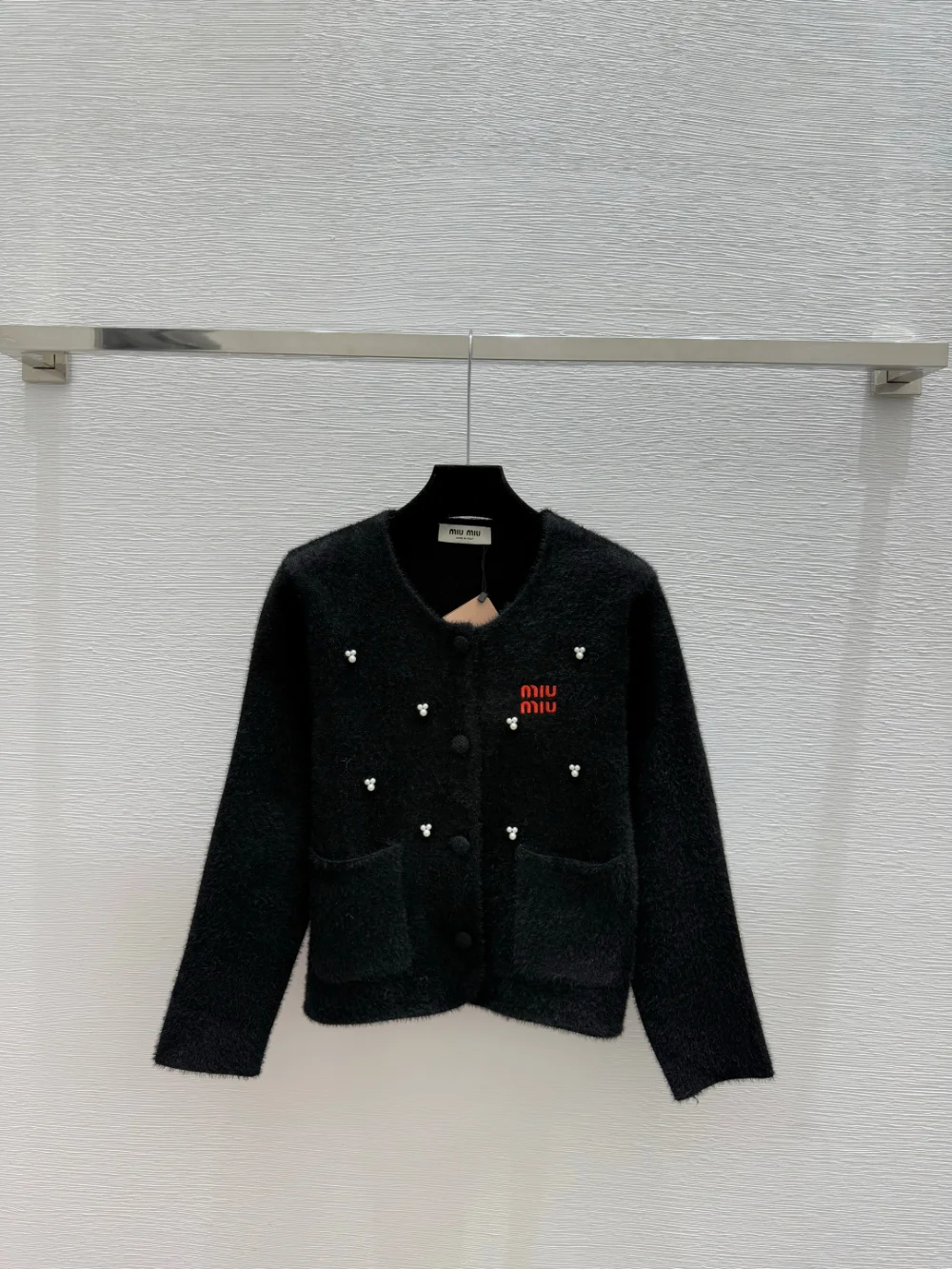 비즈 캐시미어 가디건(2color) 상세