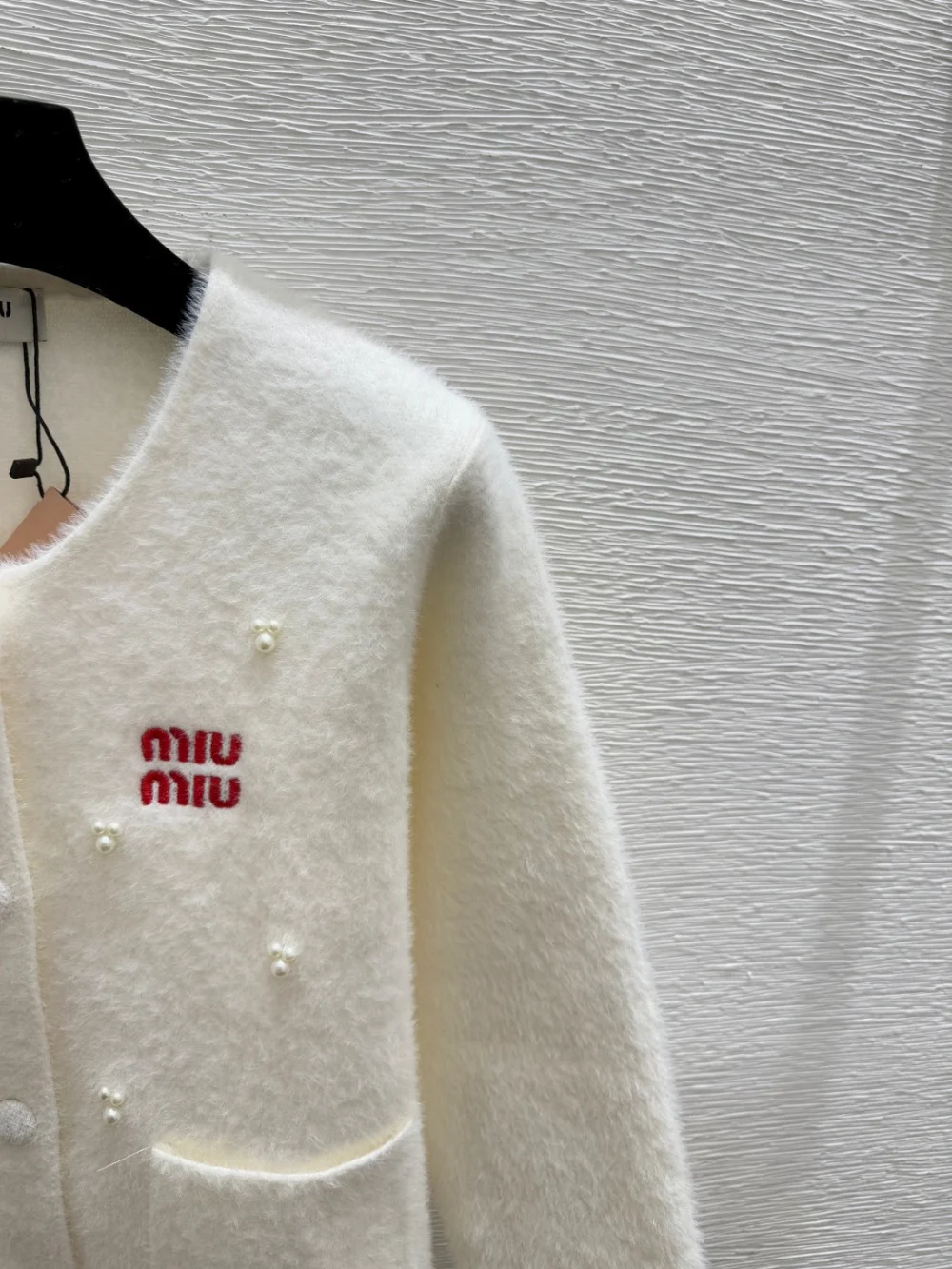 비즈 캐시미어 가디건(2color) 상세