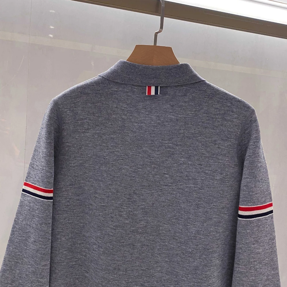 남성 울 니트 집업(2color) 상세