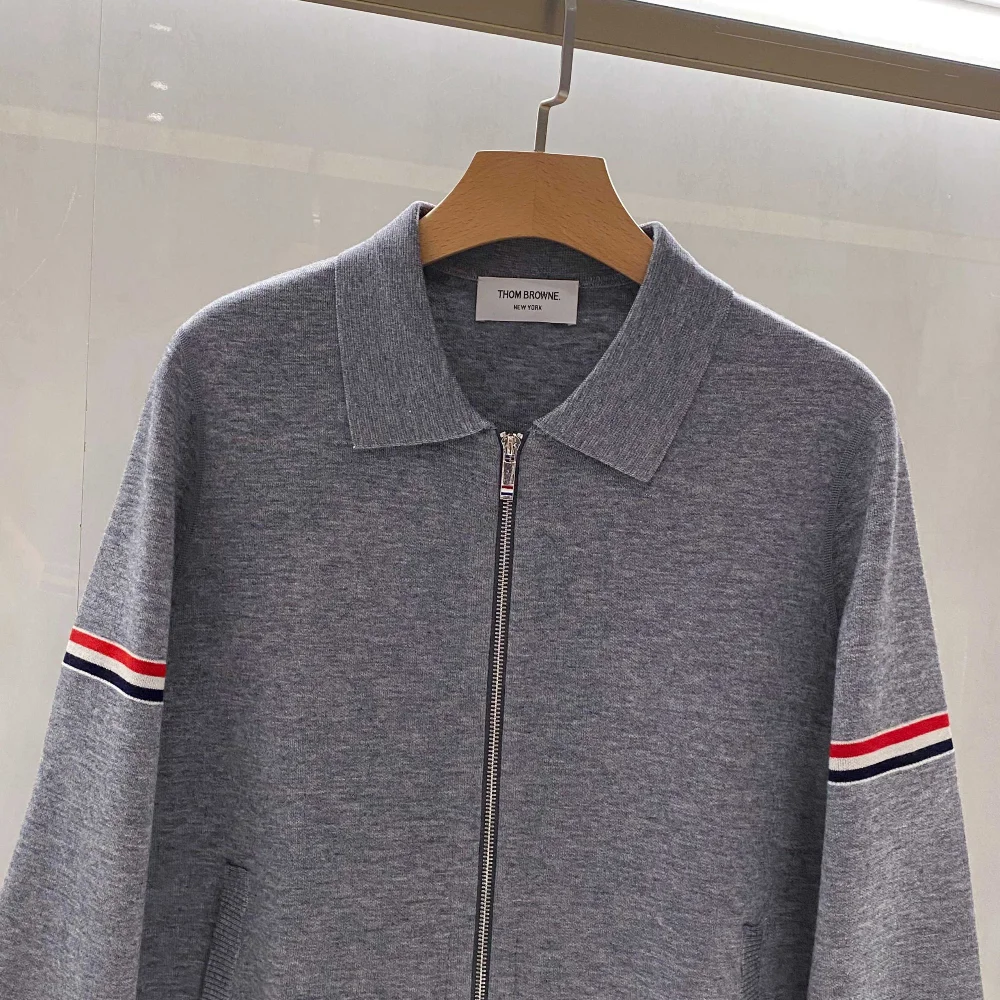 남성 울 니트 집업(2color) 상세