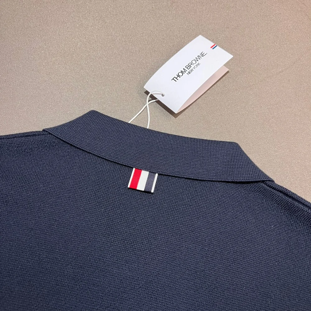 남성 톰브 4바 카라 니트 집업 가디건 재킷(3color) 상세