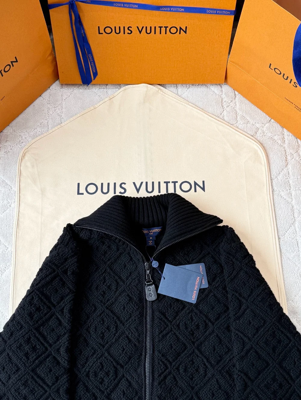 LV 모노그램 니트 집업 (2color) 상세