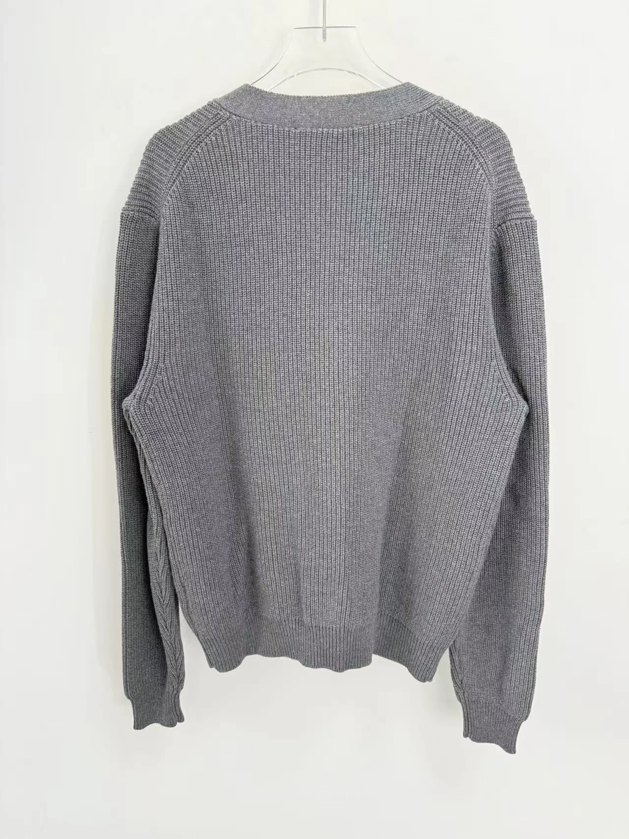 남녀공용 엠브로이더드 캐시미어 가디건 상세