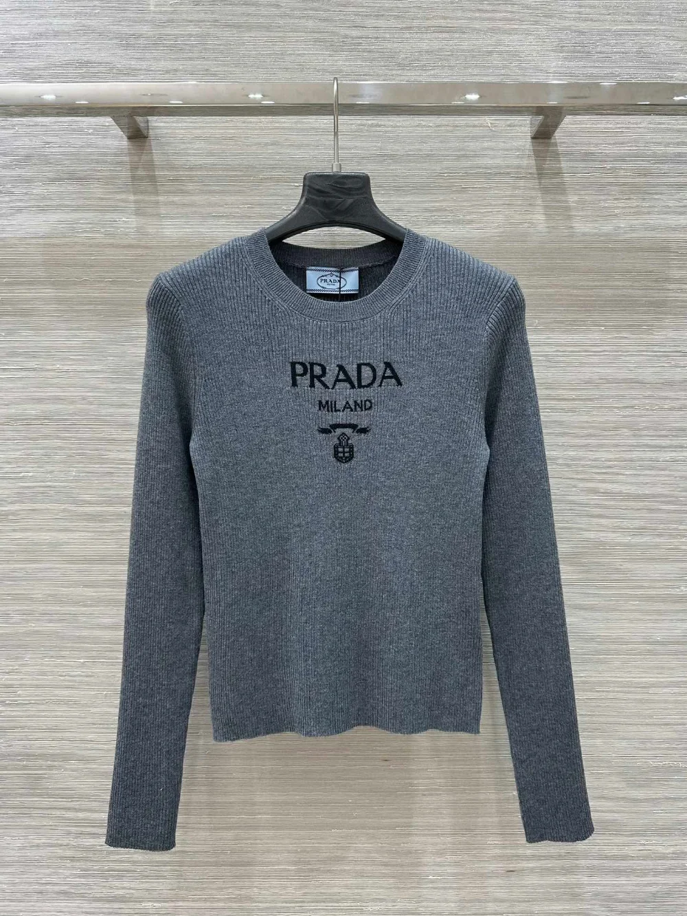 슬림 리브드 긴팔 니트 탑(3color) 상세