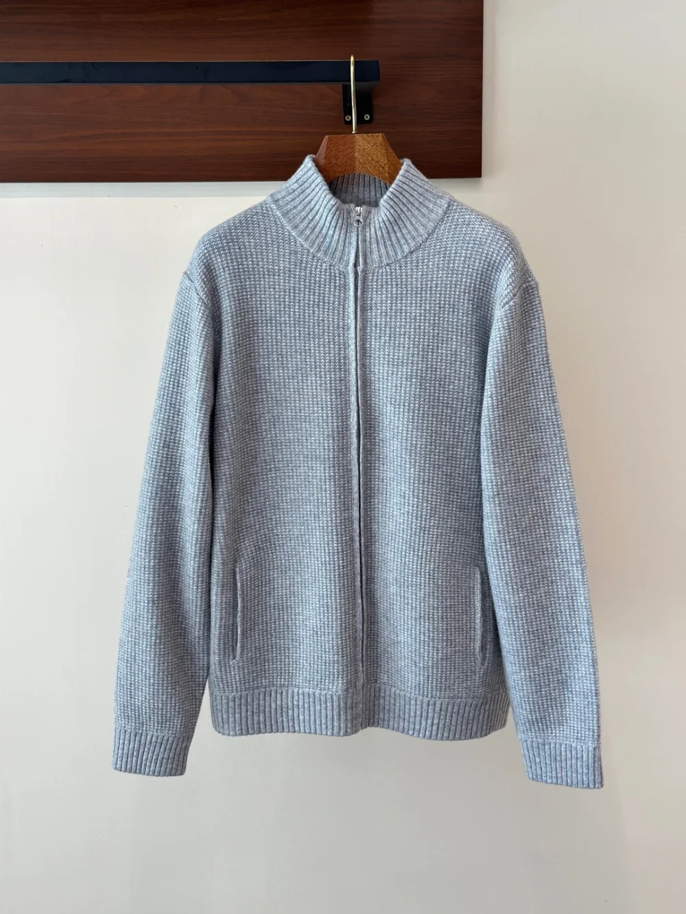 남성 니트 집업(2color) 상세