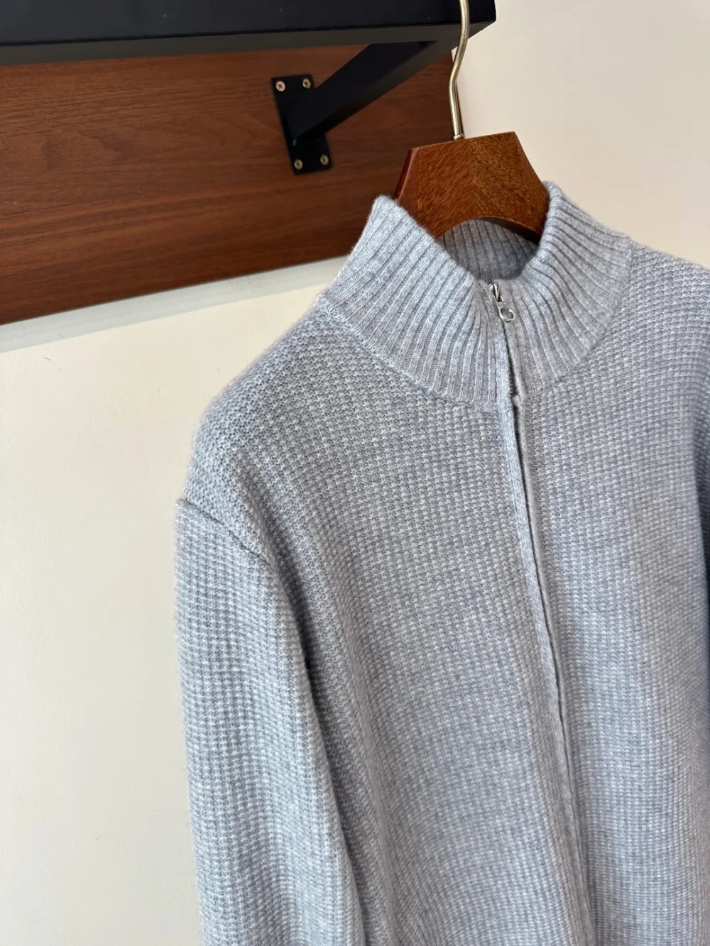 남성 니트 집업(2color) 상세