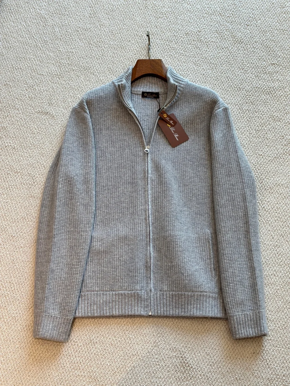 남성 니트 집업(2color) 상세