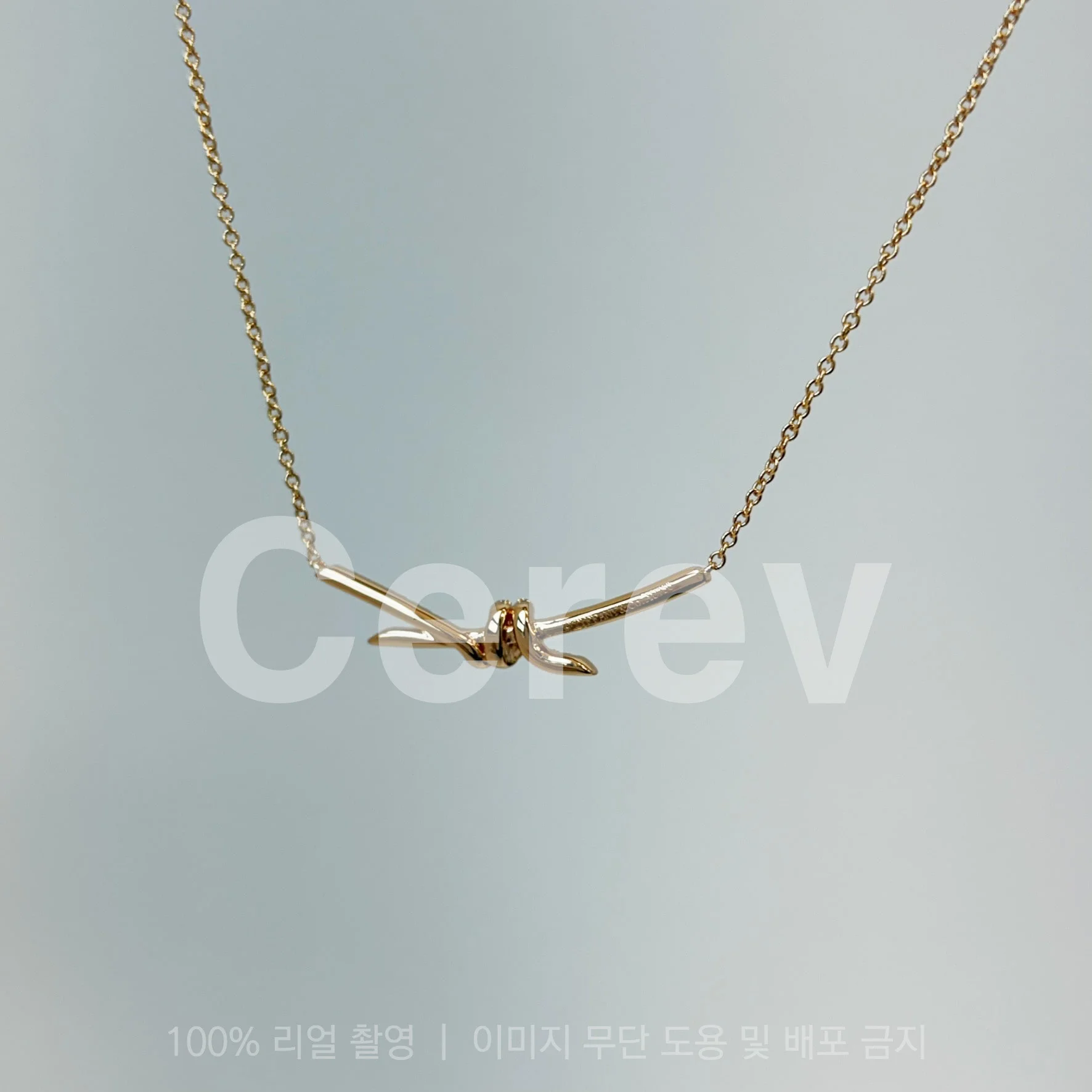 (당일배송) 노트 목걸이 로즈골드 상세