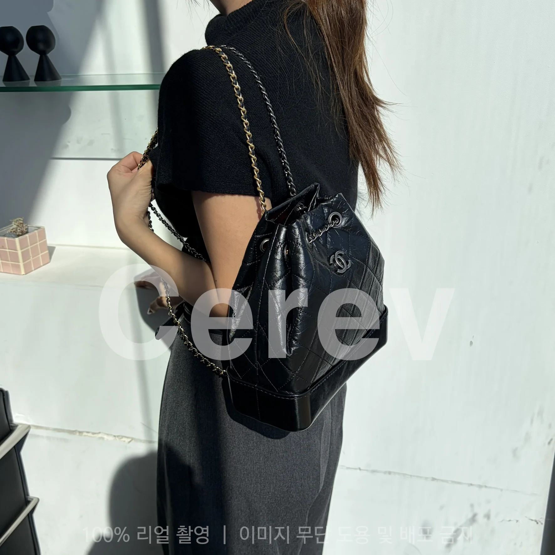 가브리엘 스몰 백팩 블랙 상세