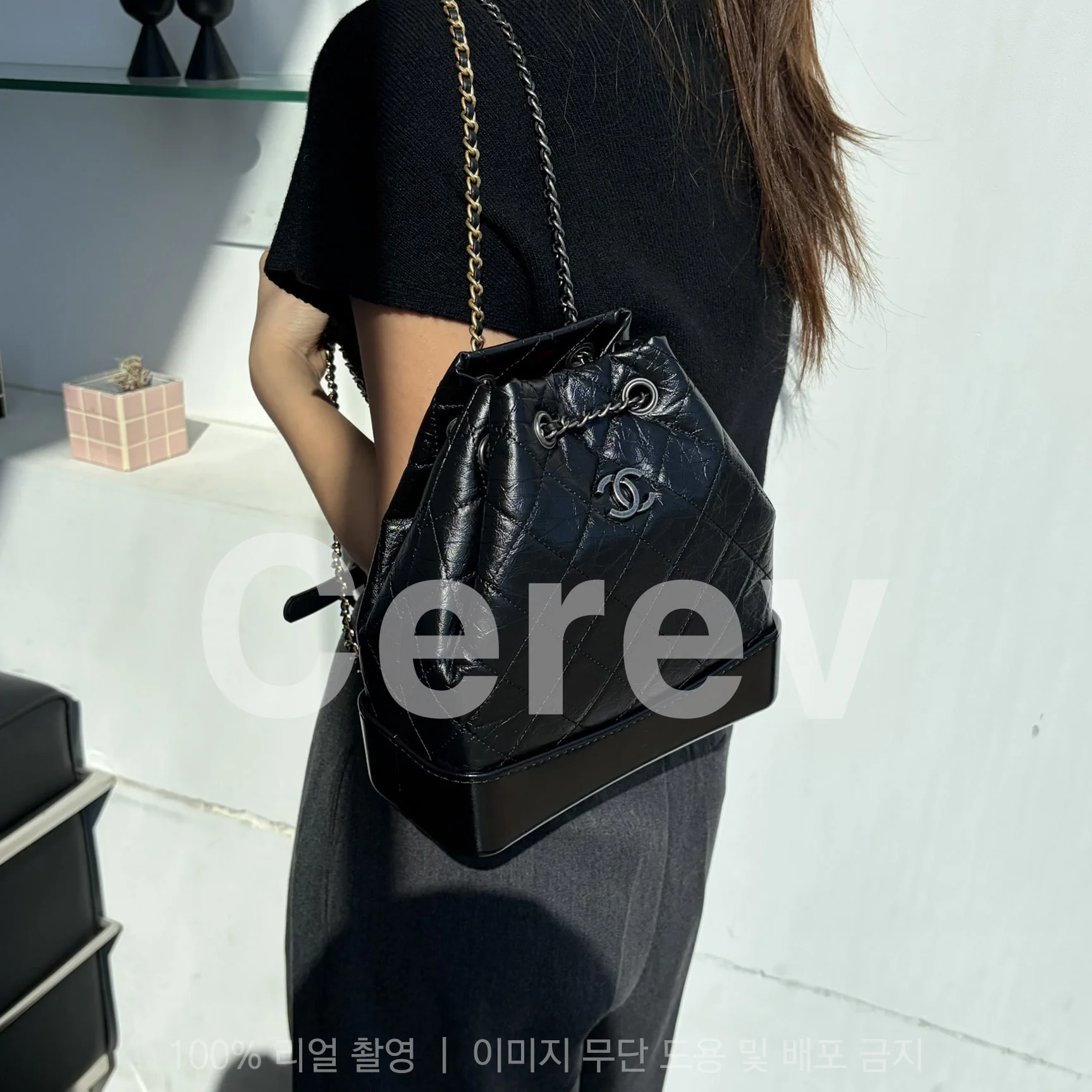 가브리엘 스몰 백팩 블랙 상세