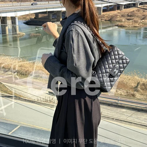 클래식백 캐비어스킨 미디움 2