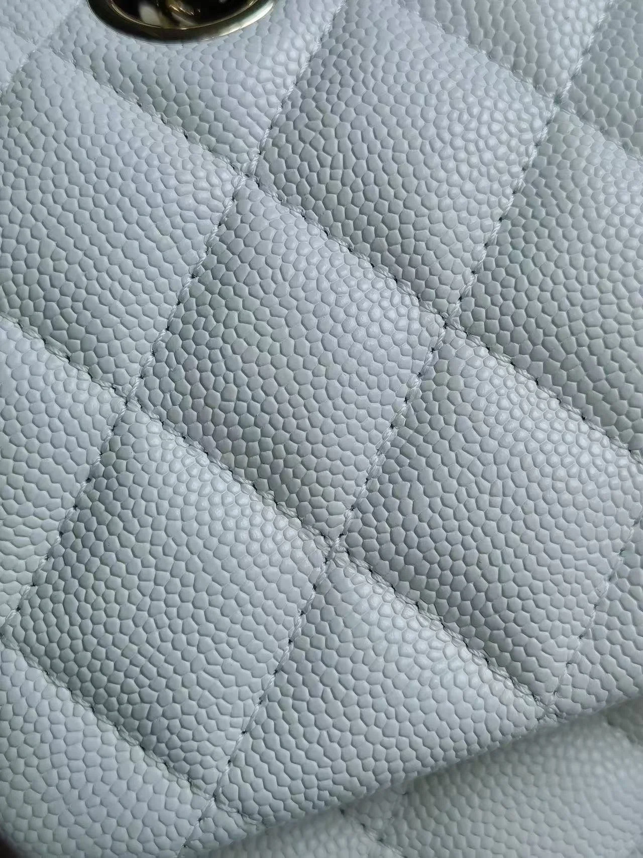 클래식 미디움 캐비어 화이트 샴페인골드 상세