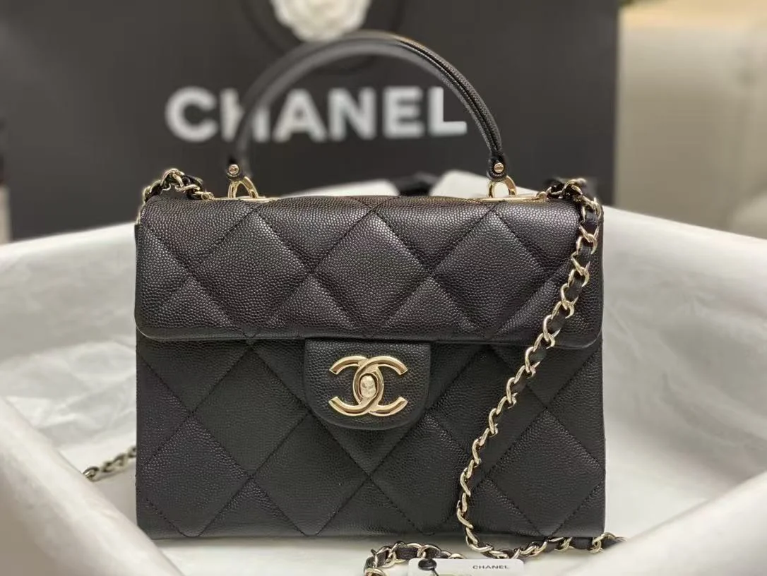 24P CC로고 탑핸들 플랩백 상세