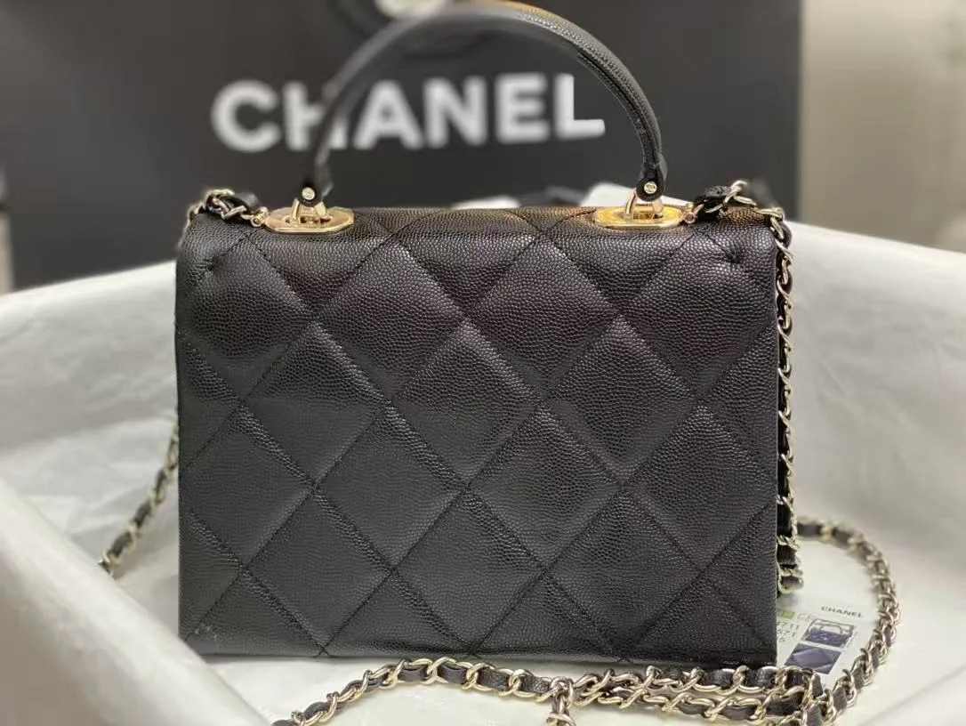 24P CC로고 탑핸들 플랩백 상세