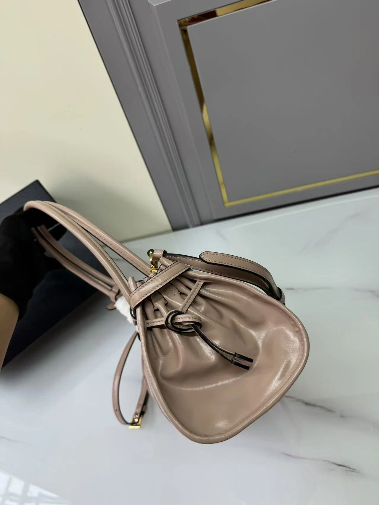 보니백 미디움 핑크 상세