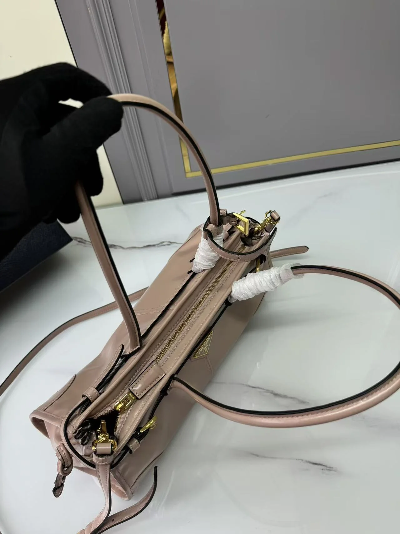 보니백 미디움 핑크 상세