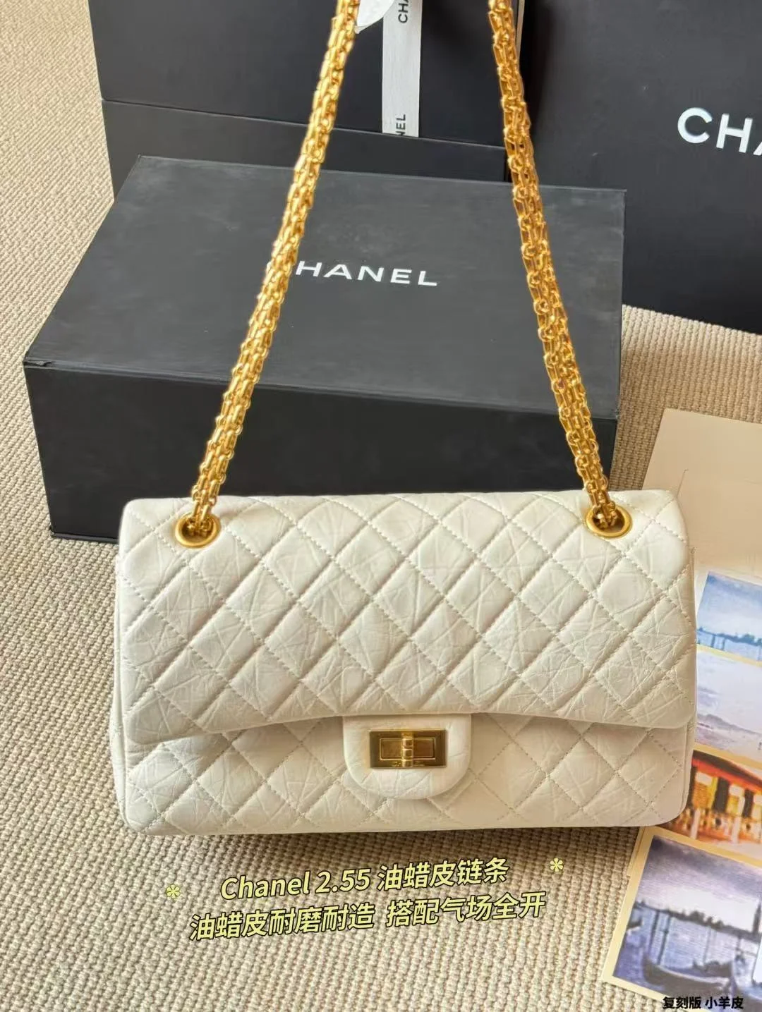 빈티지 미듐 화이트 상세