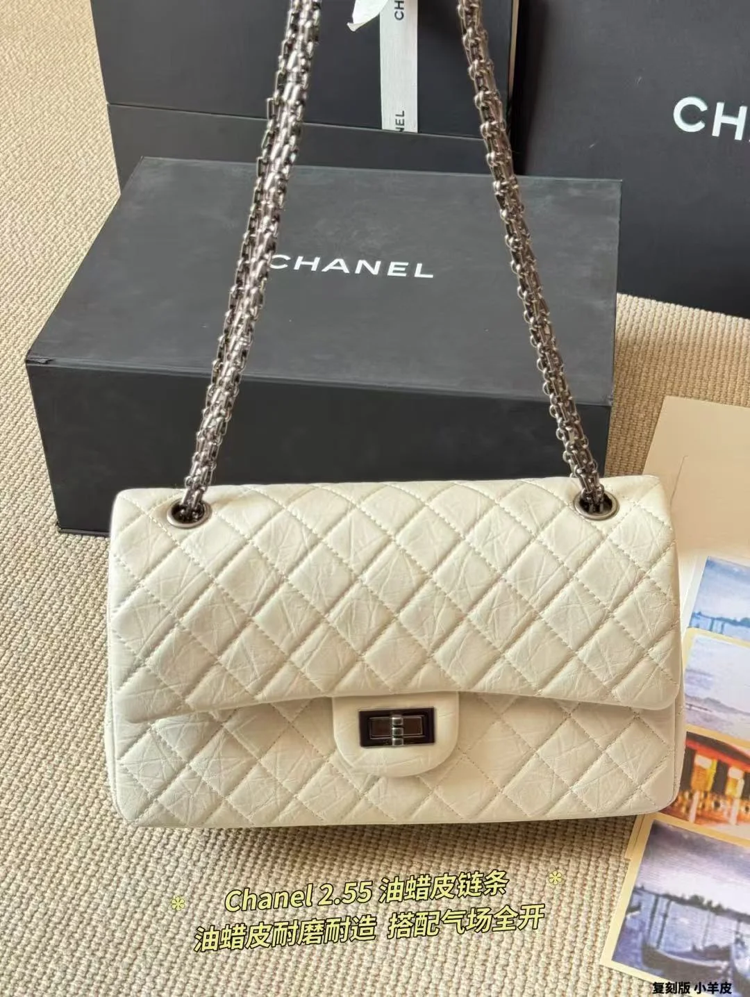 빈티지 미듐 화이트 상세