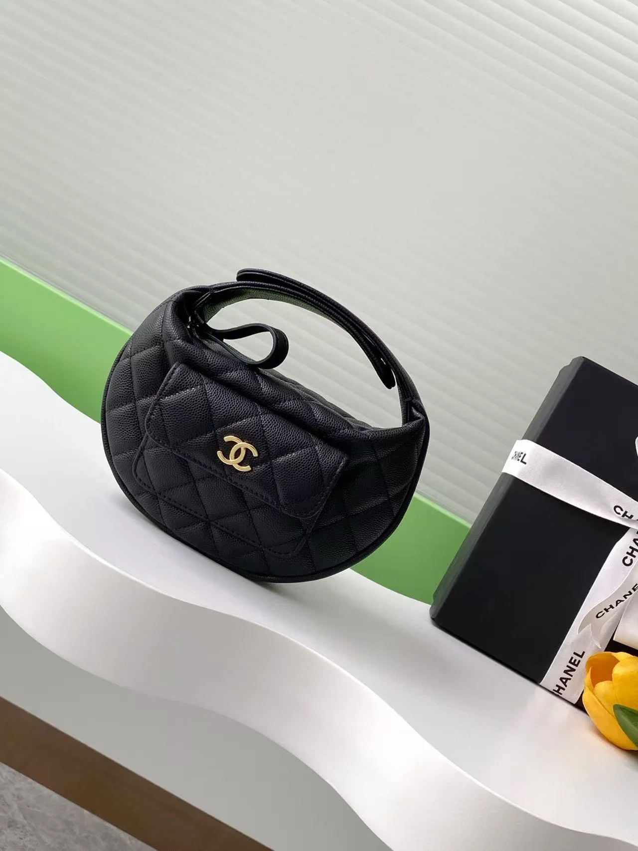 25SS 미니 탑핸들 호보백 라운드