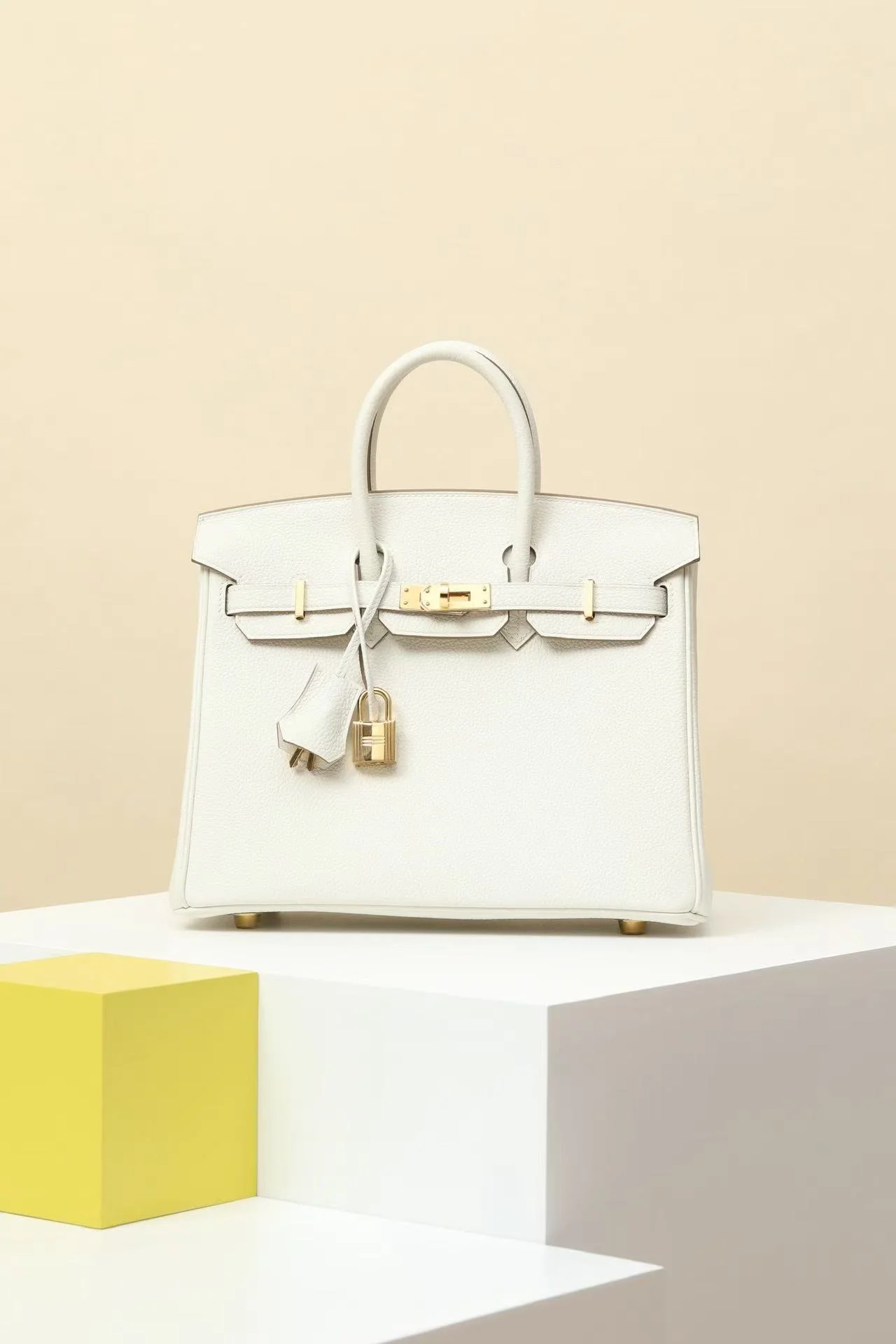 버킨 25 white 토고 백 상세