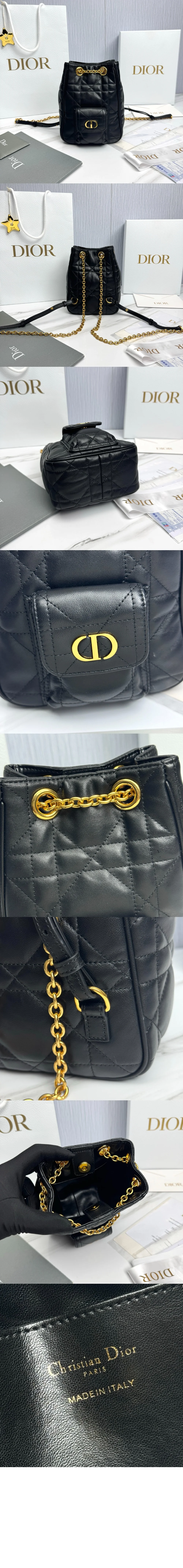 Caro 스몰 멀티캐리 체인 백팩 (4color) 상세