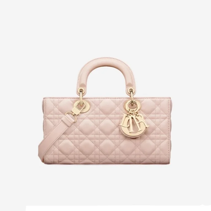 디조이 백 미디움 파우더 핑크 (26cm X 13.5cm X 5.5cm)