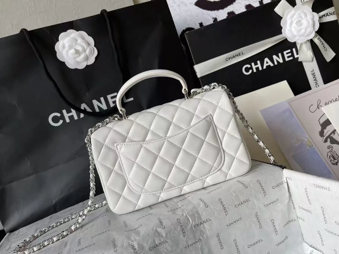 클래식 뉴미니 탑핸들 화이트 (20 * 13 * 9cm) 상세