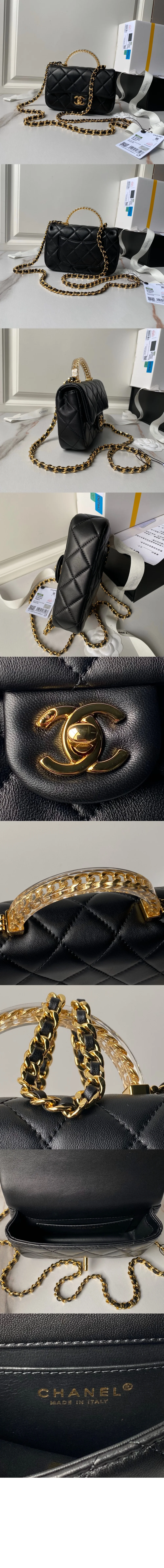 탑핸들 미니 플랩백 (4color) 상세